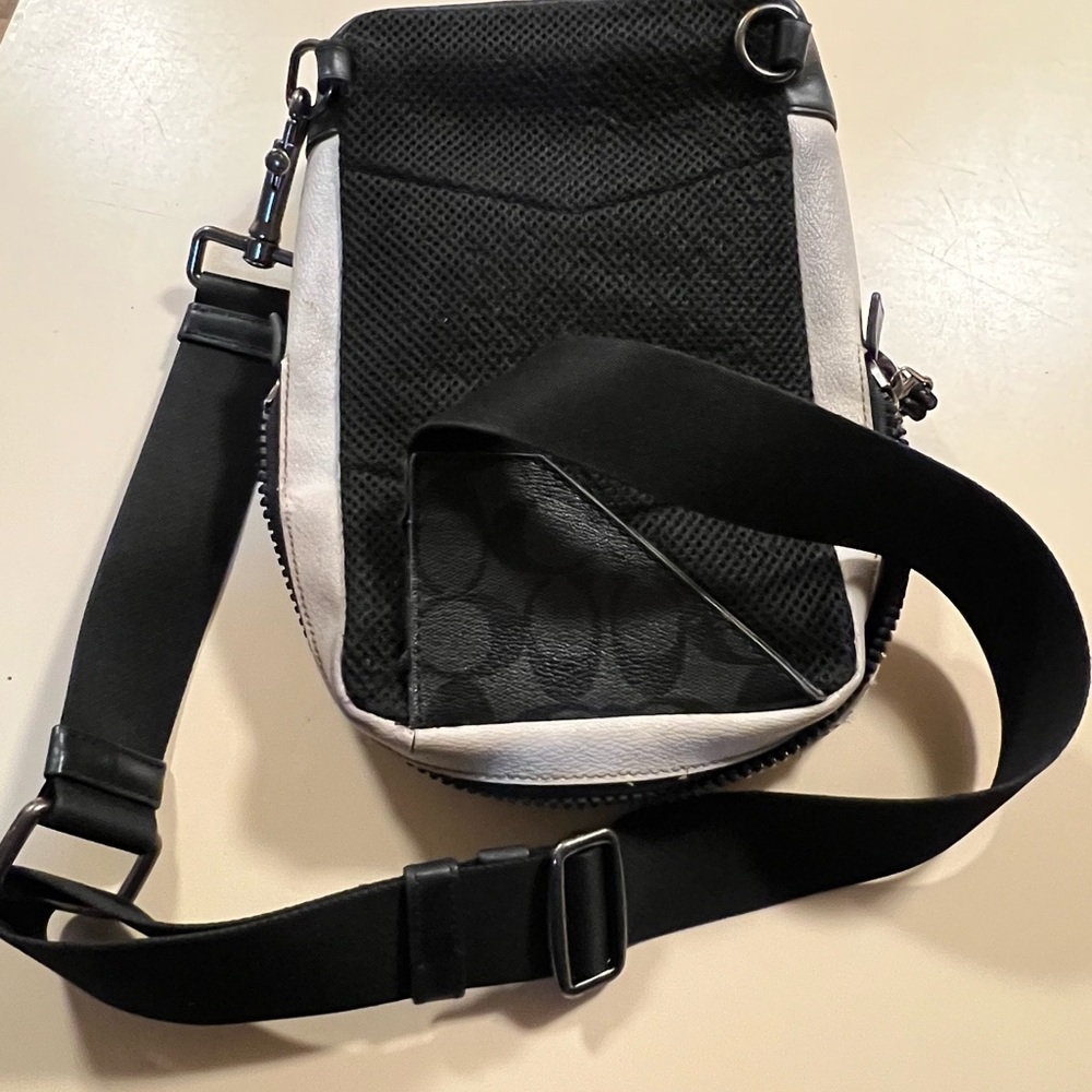 Coach Brown and Black Men's Crossbody Bag - Picture 12 of 14
